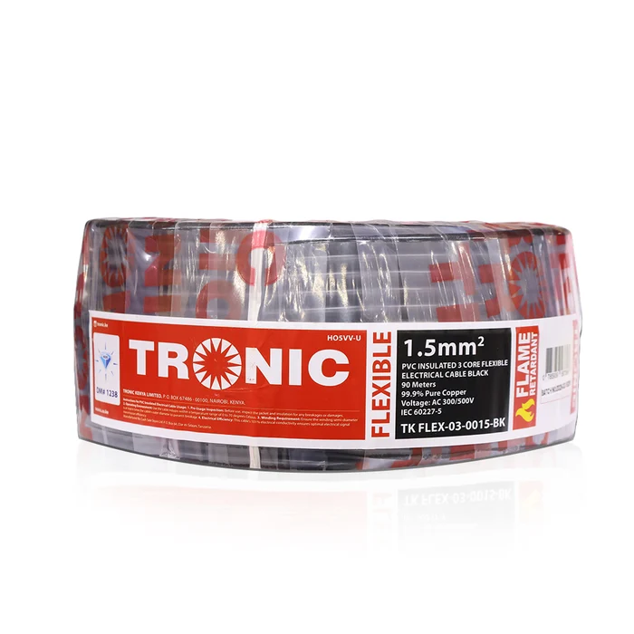 PVC Insulated 3 Core 1.5mm² (90m)